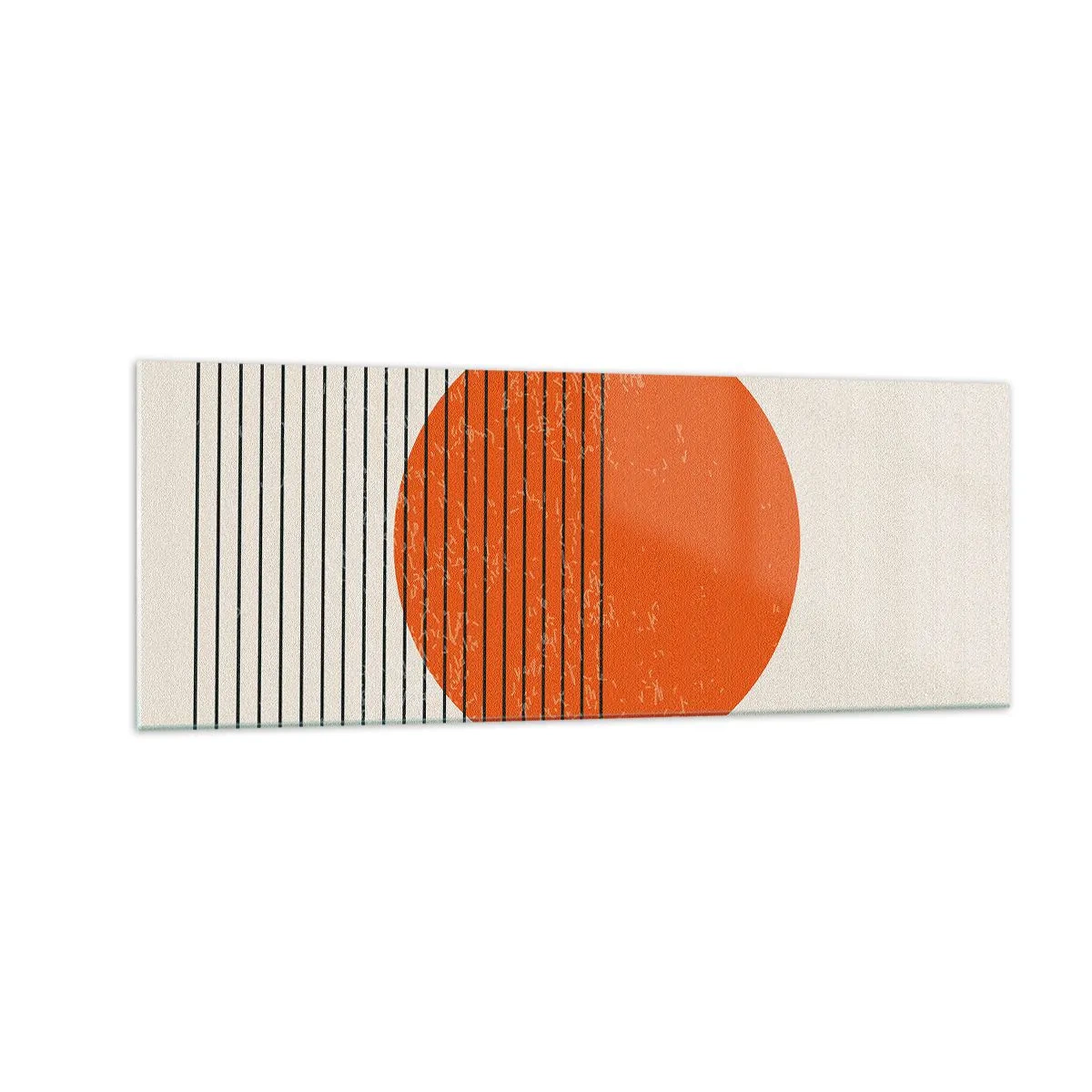 Glastavla - Bild på glas - Alltid solen - 140x50 cm