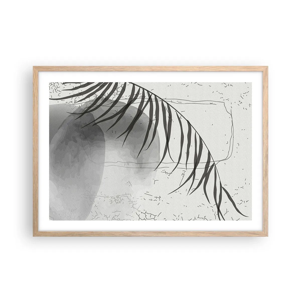 Affisch i ram av ljusek - Den subtila exotismen i naturen - 70x50 cm