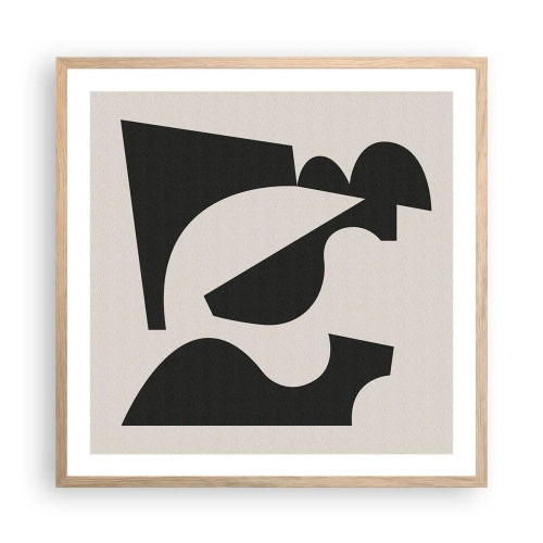 Affisch i ram av ljusek - För självmontering - 60x60 cm