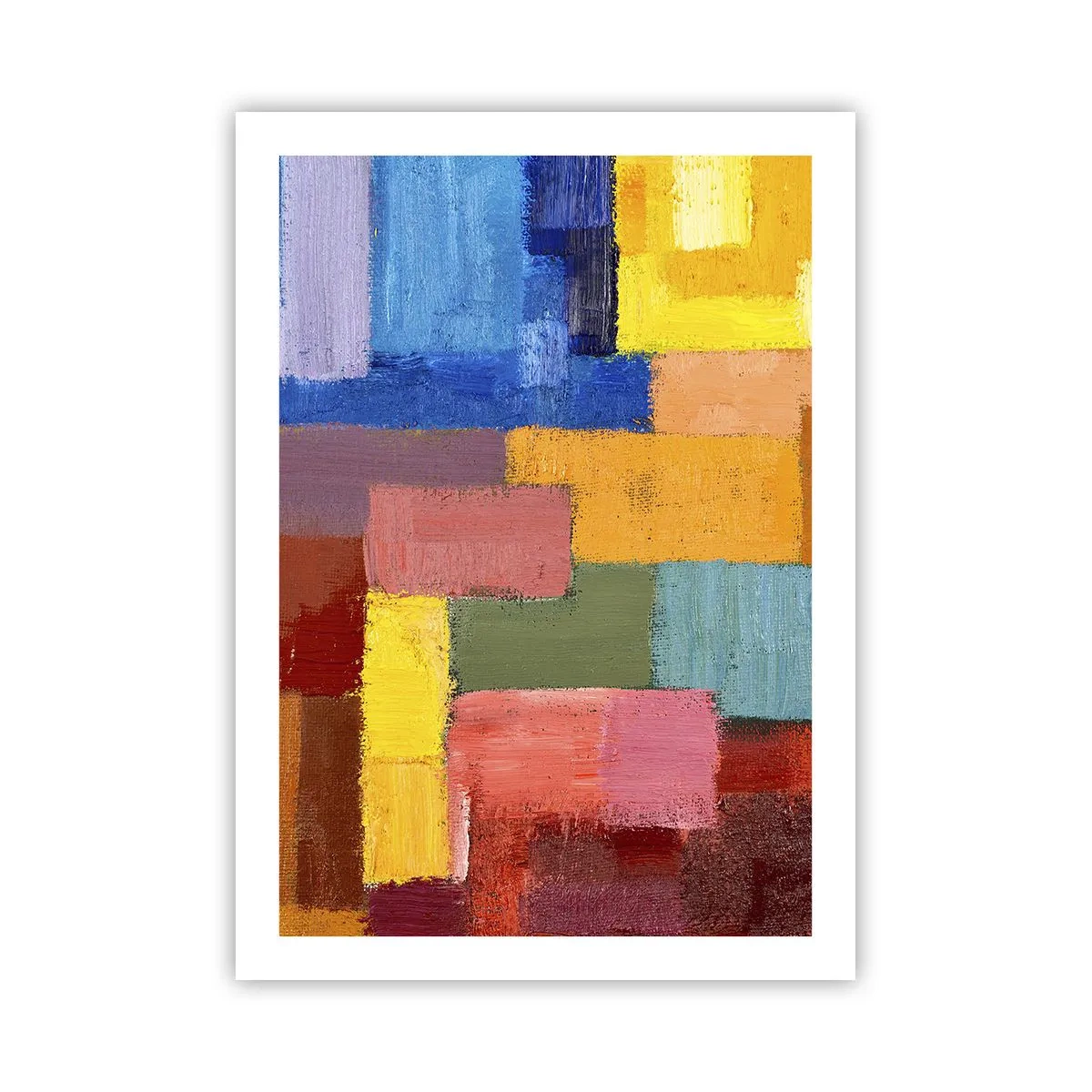 Affisch - Alla olika, alla färgglada - 50x70 cm