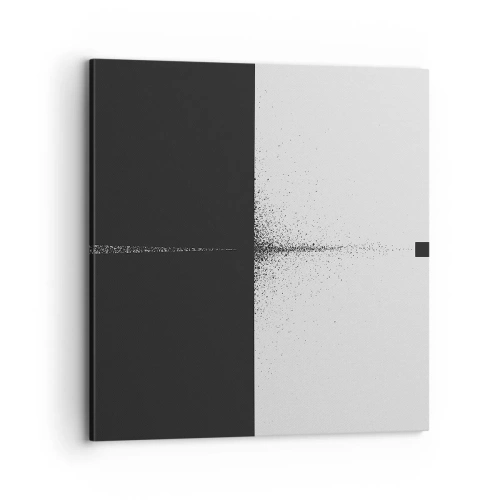 Canvastavla - Bild på duk - Rakt mot målet - 70x70 cm