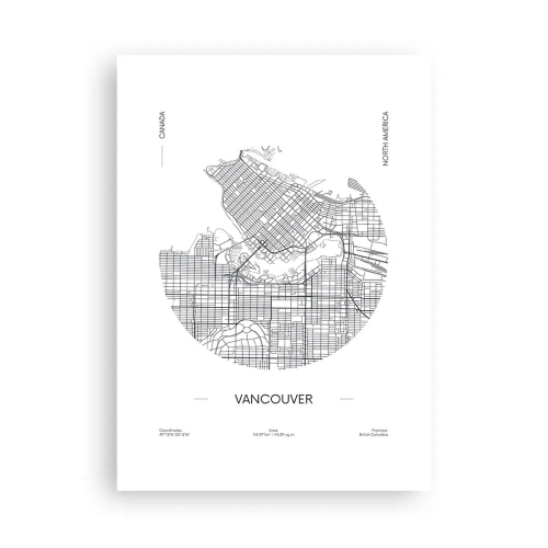 Affisch - Vacouvers anatomi - 50x70 cm