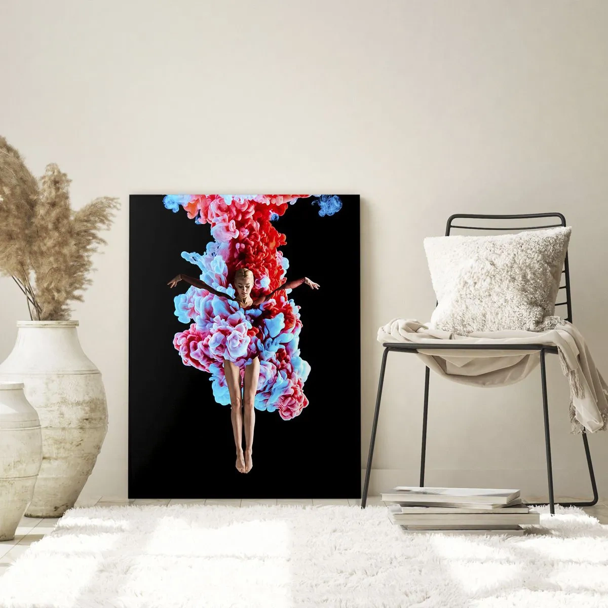 Glastavla - Bild på glas - Fullt blommande - 50x70 cm