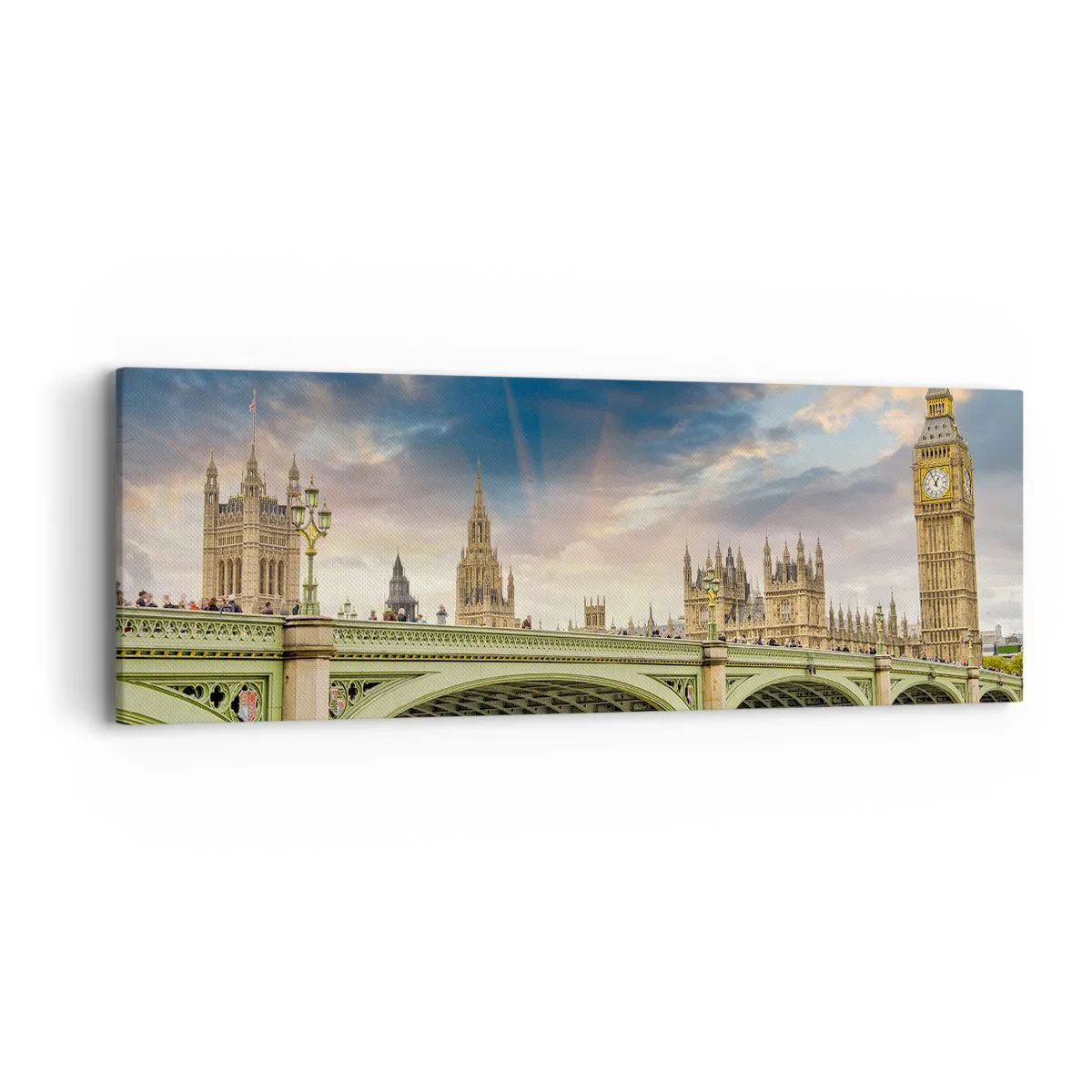 Canvastavla - Bild på duk - Tiden stannade i Imperiet - 90x30 cm