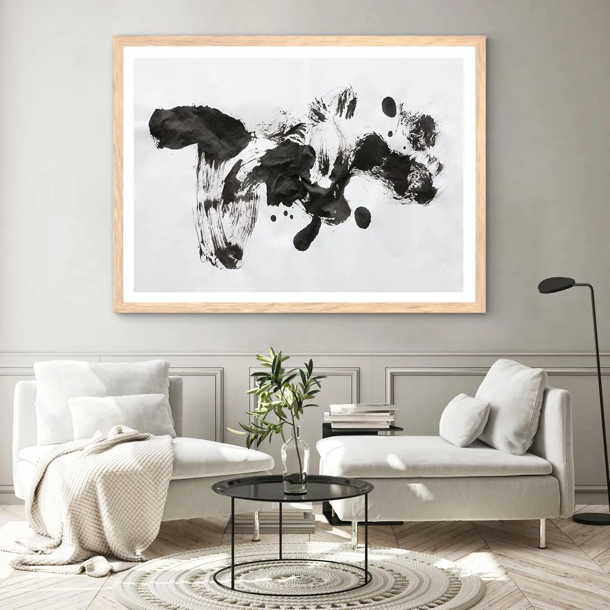 Affisch i ram av ljusek - En metod i galenskap? - 100x70 cm