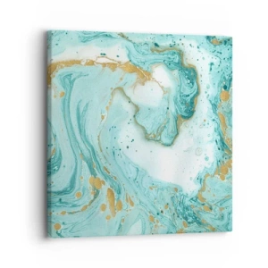 Canvastavla - Bild på duk - Under stora vågen från Edo-tiden - 30x30 cm