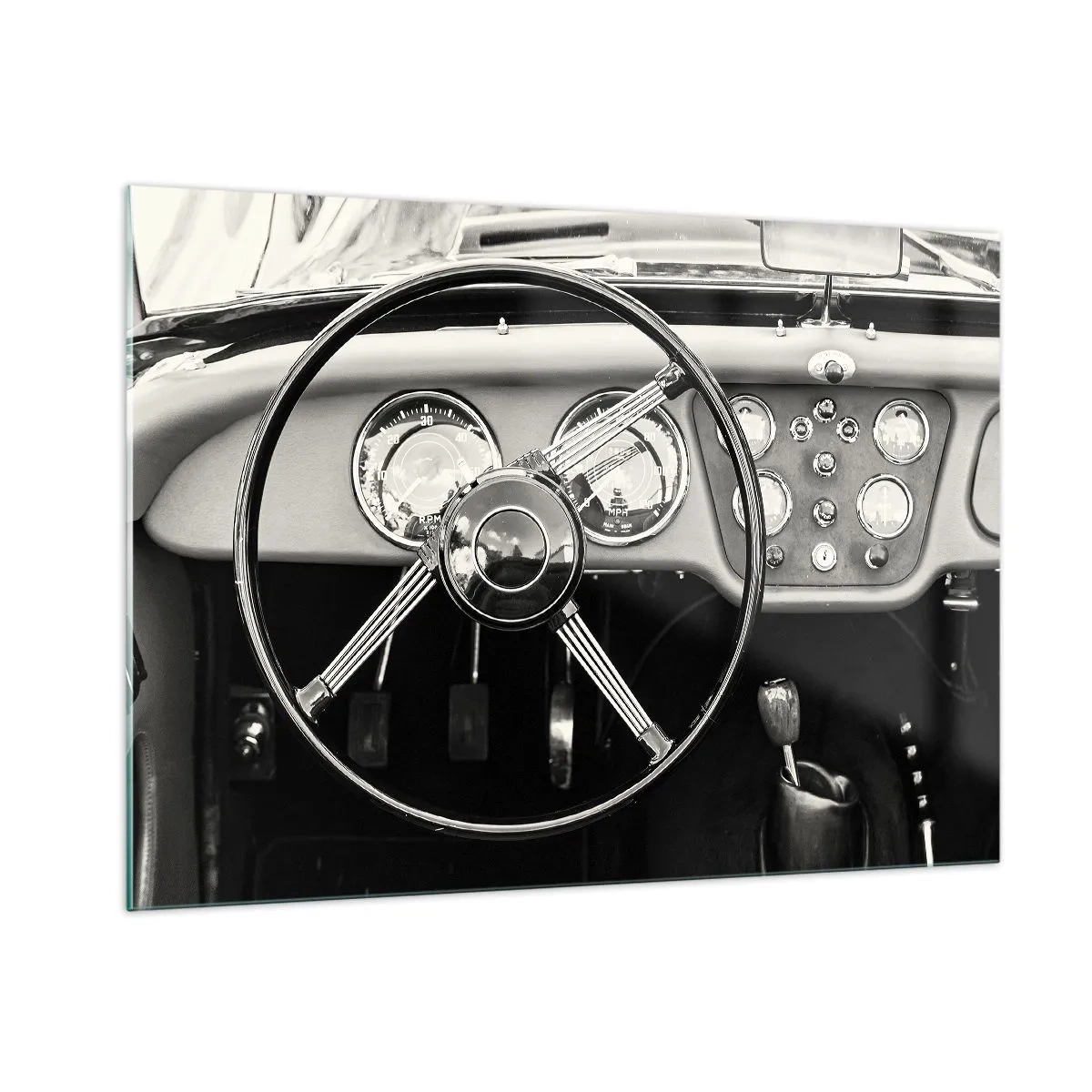 Glastavla - Bild på glas - Samlarens dröm - 100x70 cm