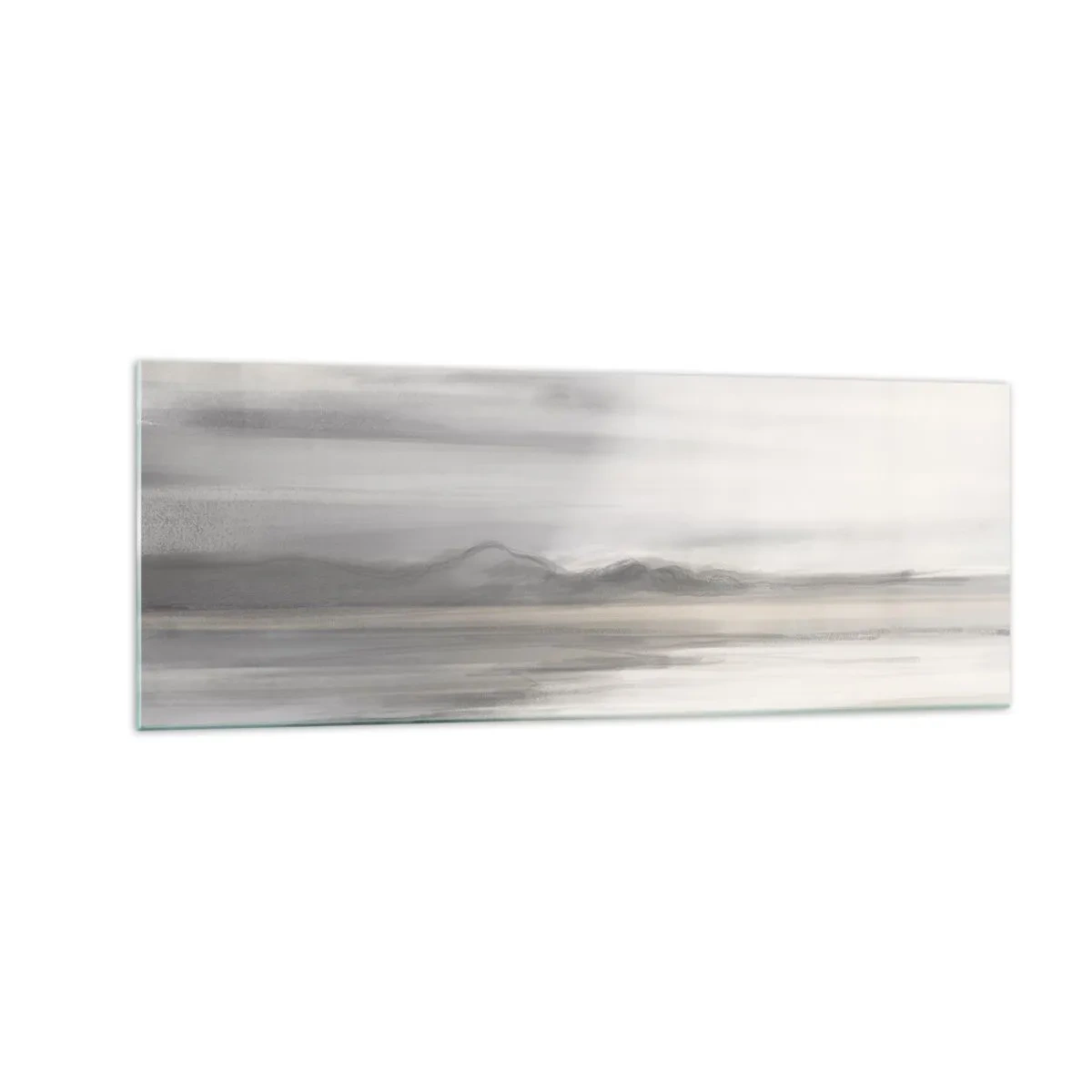 Glastavla - Bild på glas - En eftertänksam bakgrund - 140x50 cm