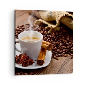 Canvastavla - Bild på duk - Rotsmak och -arom - 60x60 cm