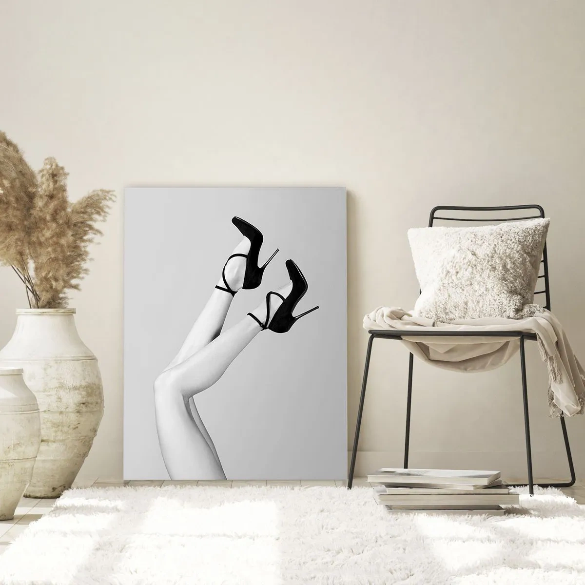 Glastavla - Bild på glas - Upp och ner - 70x100 cm