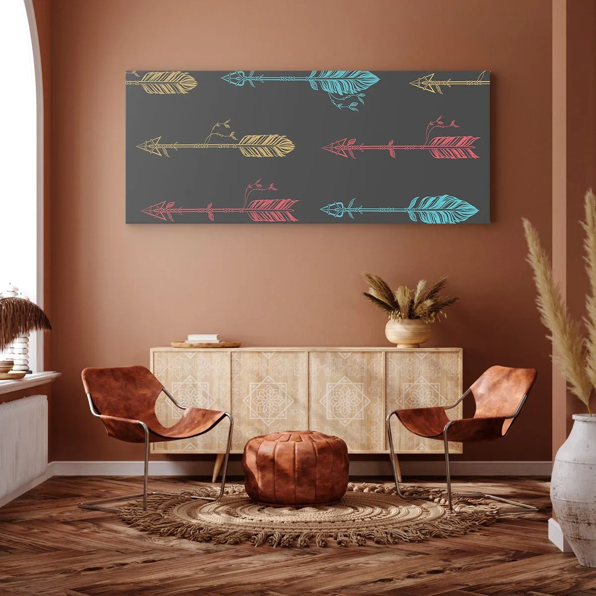 Canvastavla - Bild på duk - I ordning - 120x50 cm