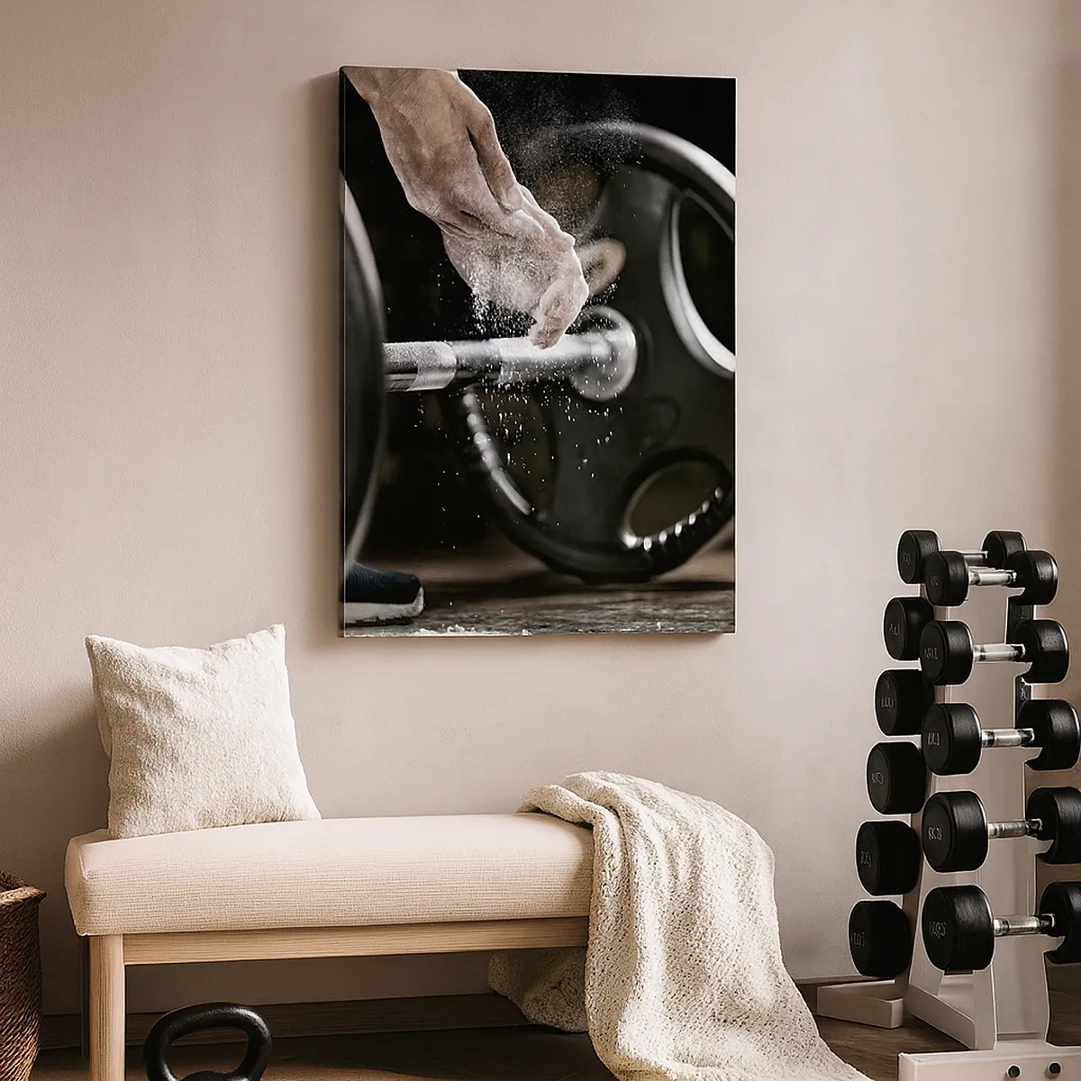 Canvastavla - Bild på duk - Utmaningen accepterad! - 50x70 cm