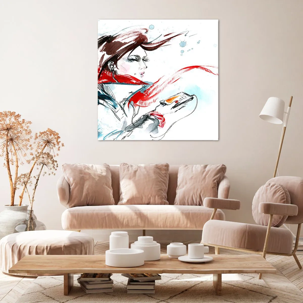 Canvastavla - Bild på duk - Spel inuti mig - 40x40 cm