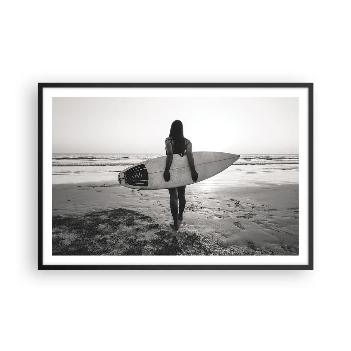 Affisch i svart ram - Havsvågens dotter - 91x61 cm