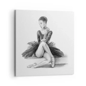 Canvastavla - Bild på duk - Förtrollad av dansen - 60x60 cm