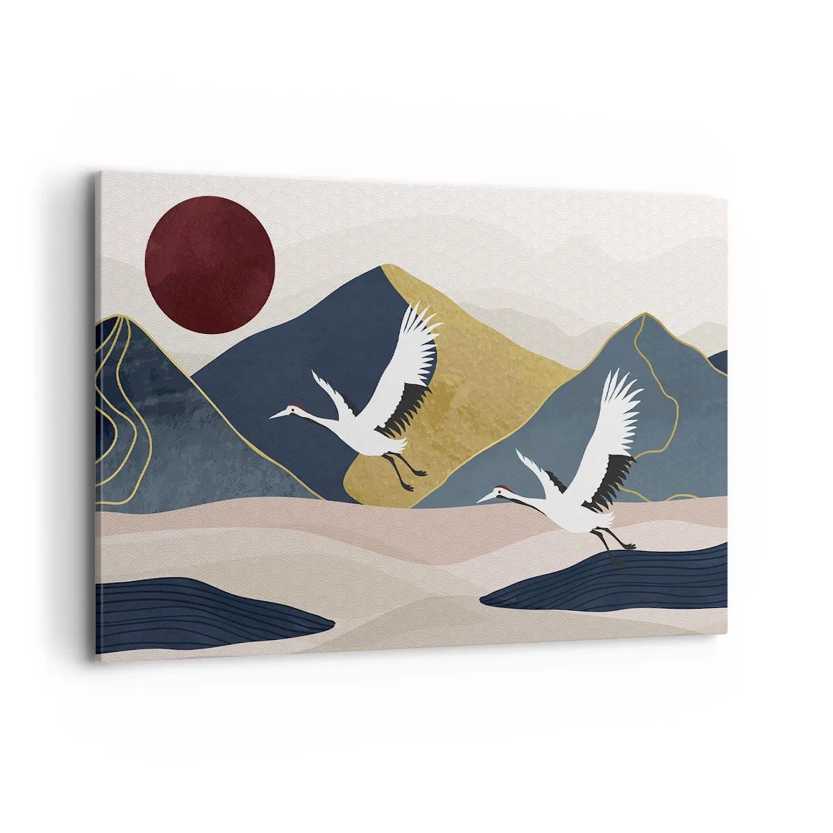 Canvastavla - Bild på duk - Nästa dag FLUGIT iväg - 120x80 cm