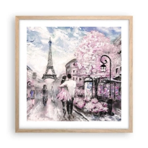 Affisch i ram av ljusek - Bli kär bara i... - 50x50 cm