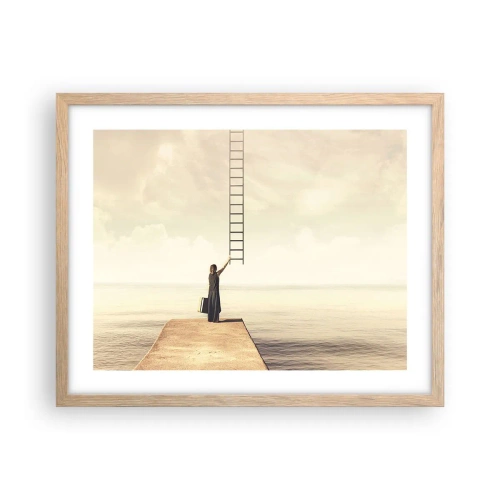 Affisch i ram av ljusek - Magisk resa - 50x40 cm