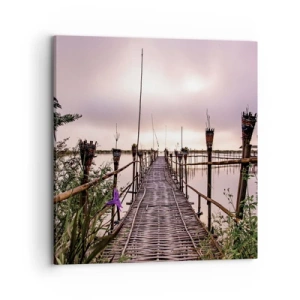 Canvastavla - Bild på duk - Asiens lugn och tystnad - 70x70 cm