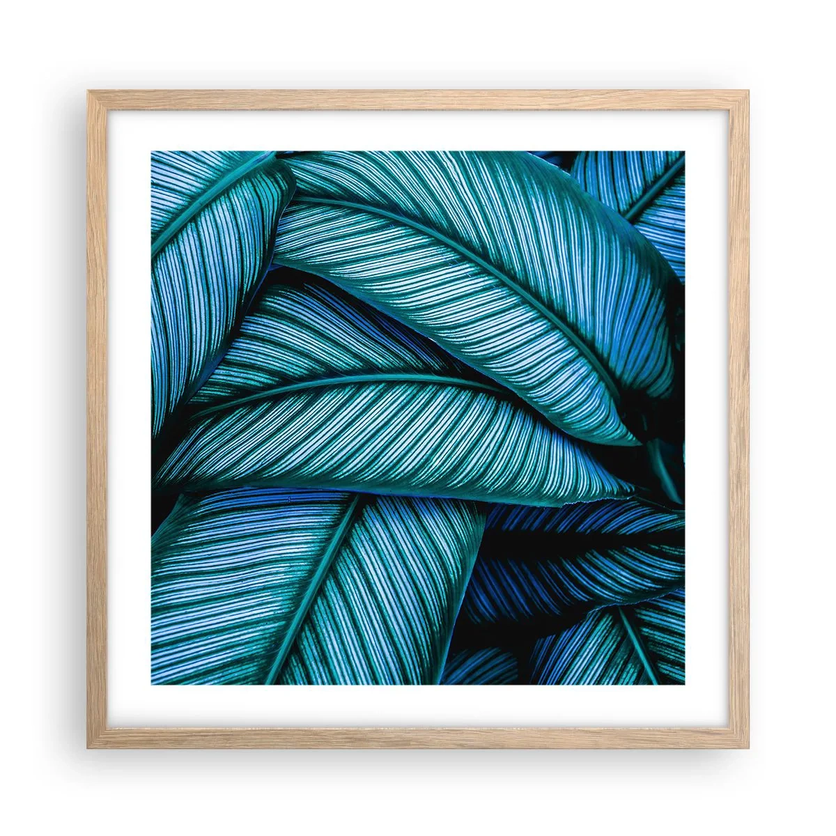 Affisch i ram av ljusek - Livslinjer - 50x50 cm