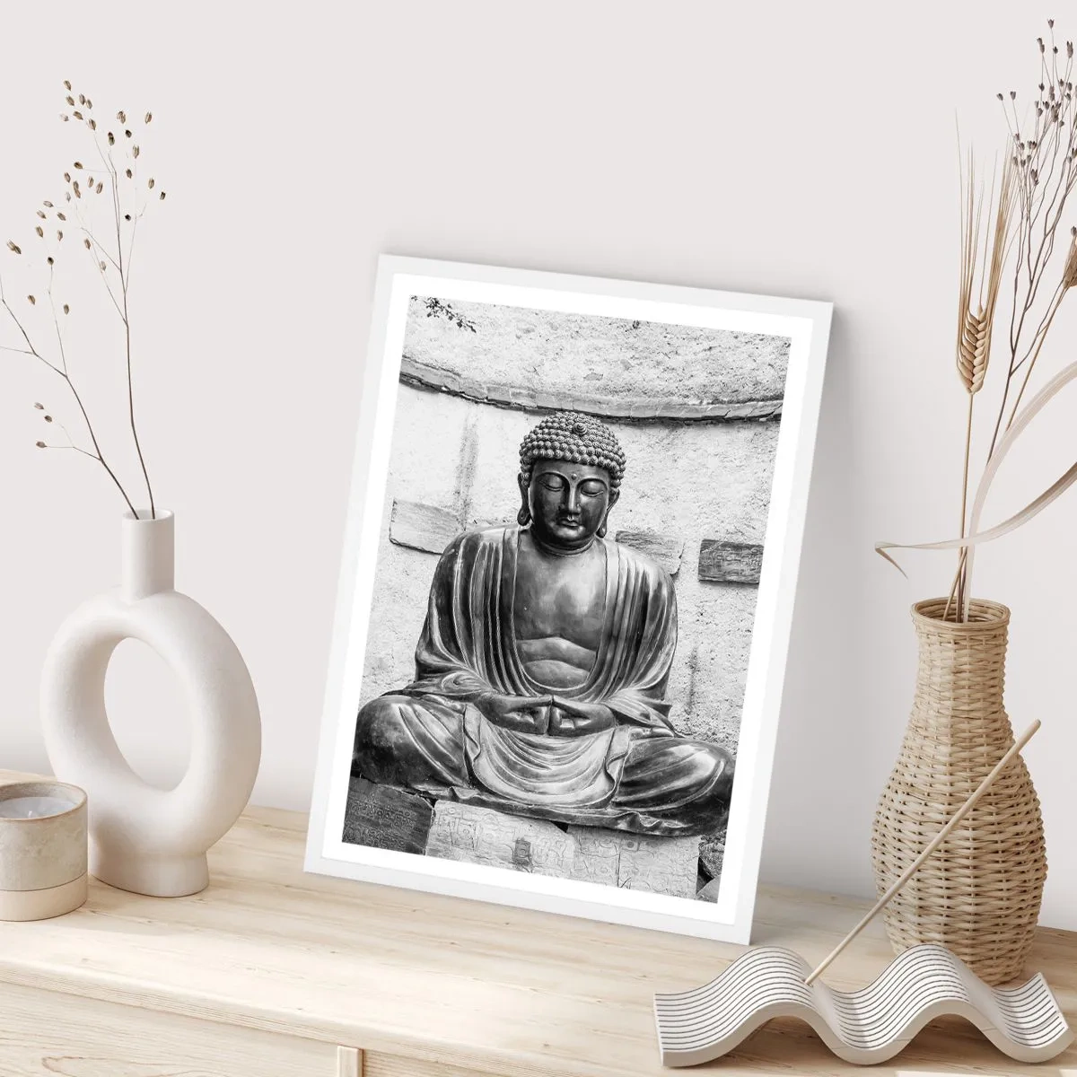 Affisch i vit ram - Hos lugnets källor - 30x40 cm