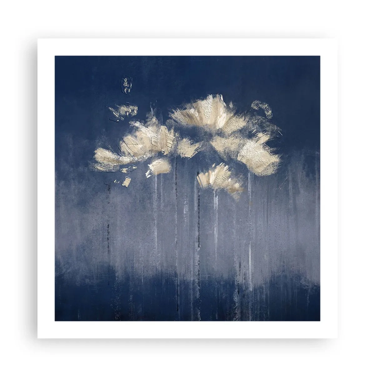 Affisch - Som kronblad i vinden - 60x60 cm