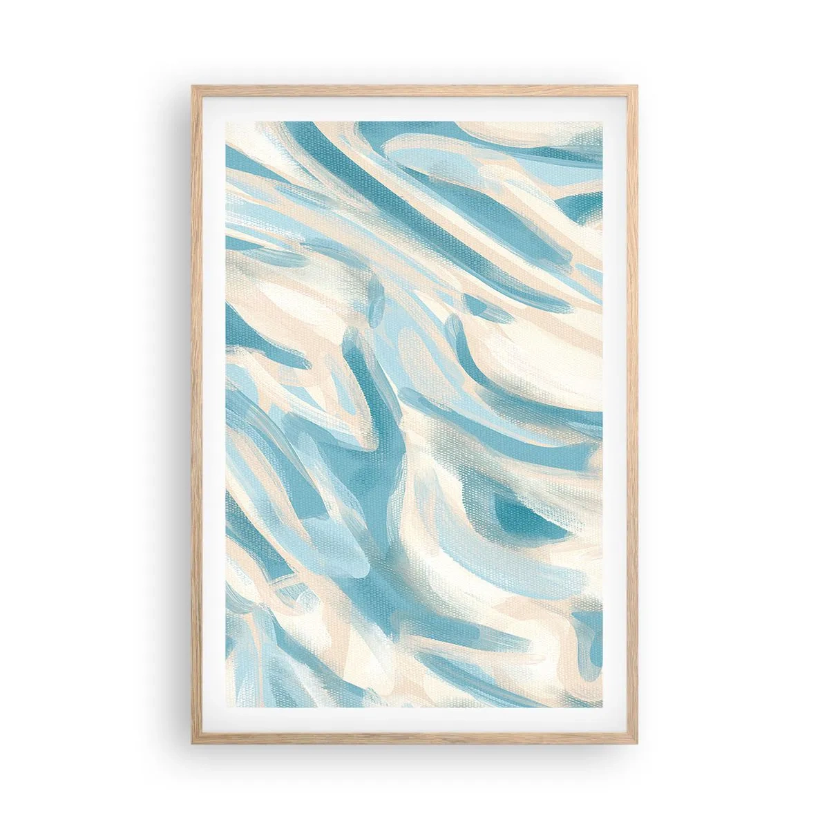 Affisch i ram av ljusek - Vårvindar - 61x91 cm