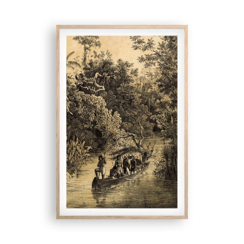 Affisch i ram av ljusek - Resa till källan - 61x91 cm