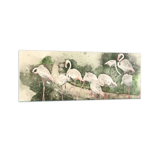 Glastavla - Bild på glas - Exotisk dröm - 140x50 cm