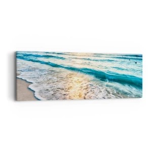 Canvastavla - Bild på duk - Vy värd besväret - 90x30 cm