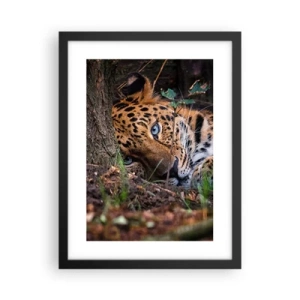 Affisch i svart ram - Tro mig - 30x40 cm