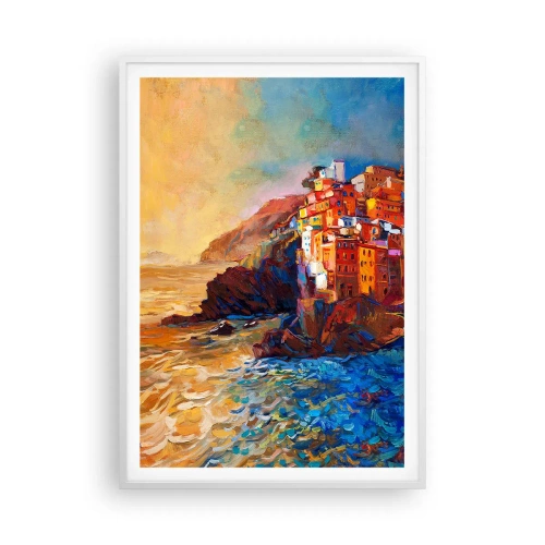 Affisch i vit ram - Italiensk stämning - 70x100 cm