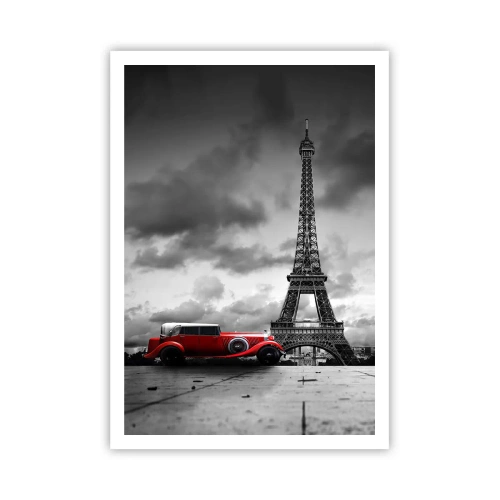 Affisch - Inte så länge sedan i Paris - 70x100 cm