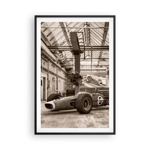 Affisch i svart ram - Segrarens vila - 61x91 cm