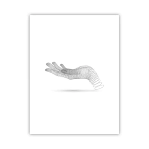 Affisch - En spänstig hand - 30x40 cm