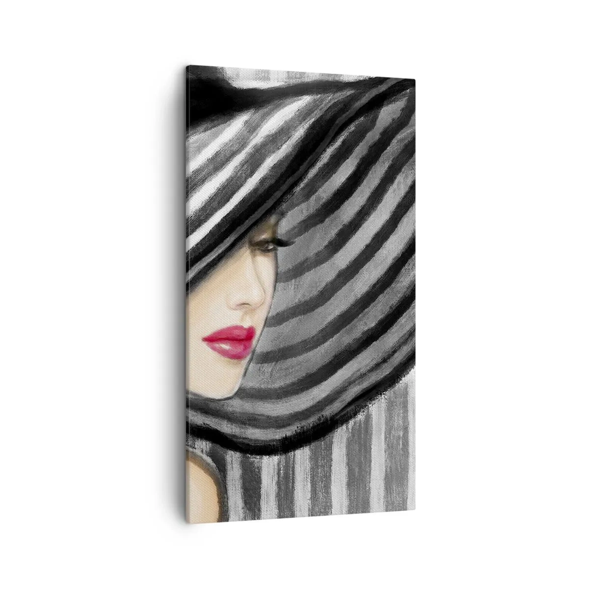 Canvastavla - Bild på duk - Var hittar jag dig? - 45x80 cm