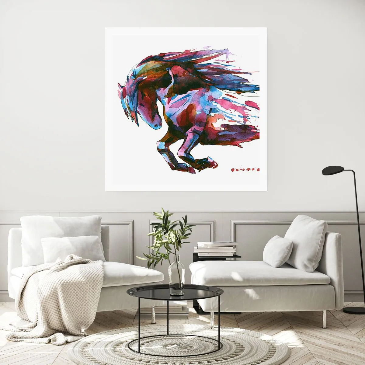 Affisch - I extas - 40x40 cm