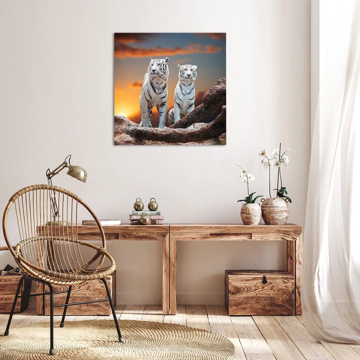 Canvastavla - Bild på duk - Helt som i Narnia - 30x30 cm