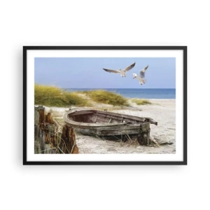 Affisch i svart ram - Doppade i vinden - 70x50 cm