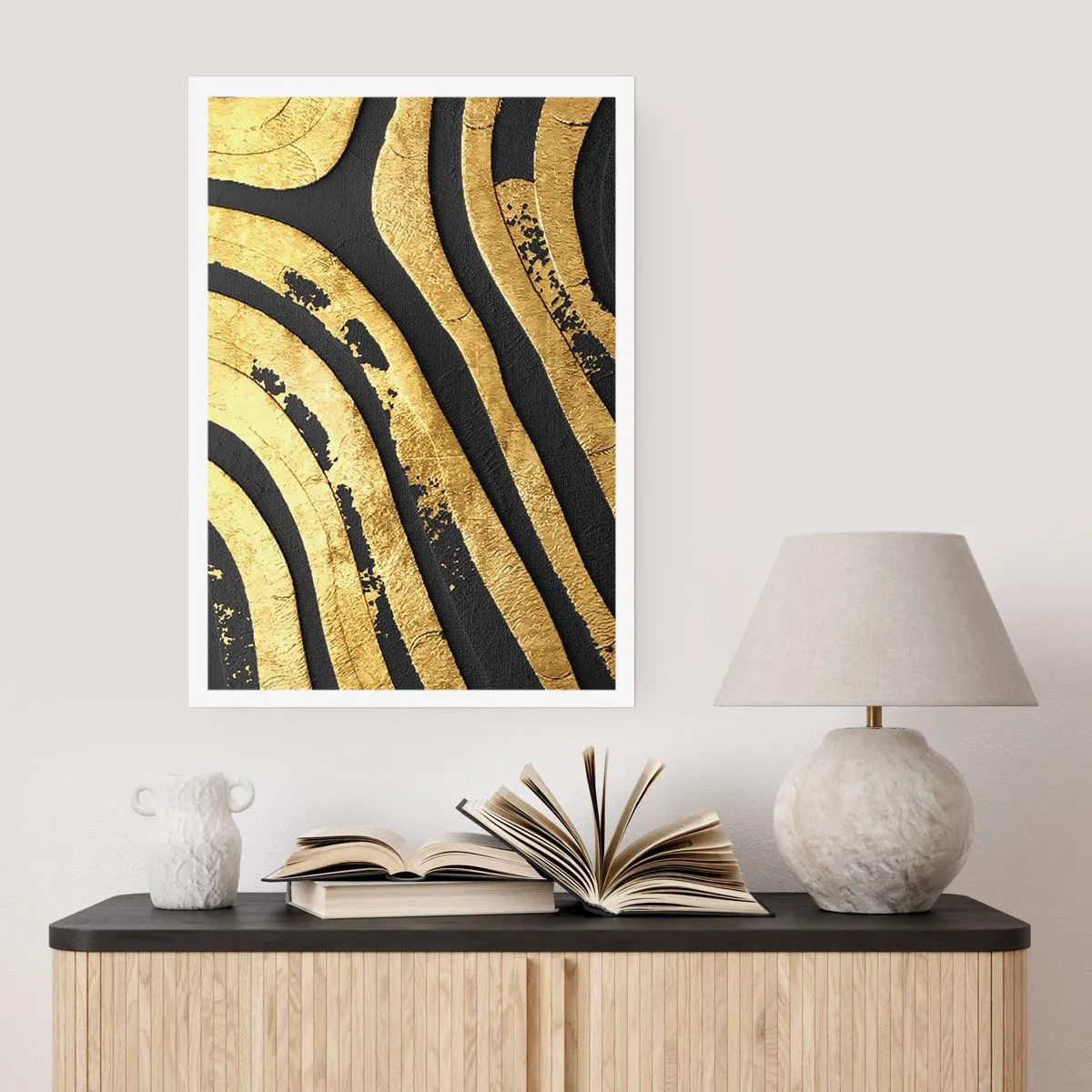 Affisch - Allt flyter - 50x70 cm