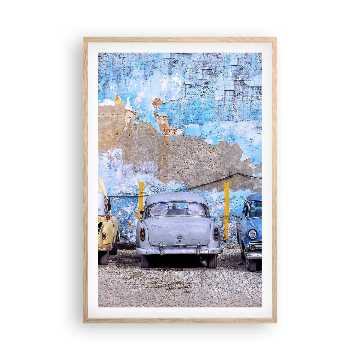 Affisch i ram av ljusek - Veteranmöte - 61x91 cm