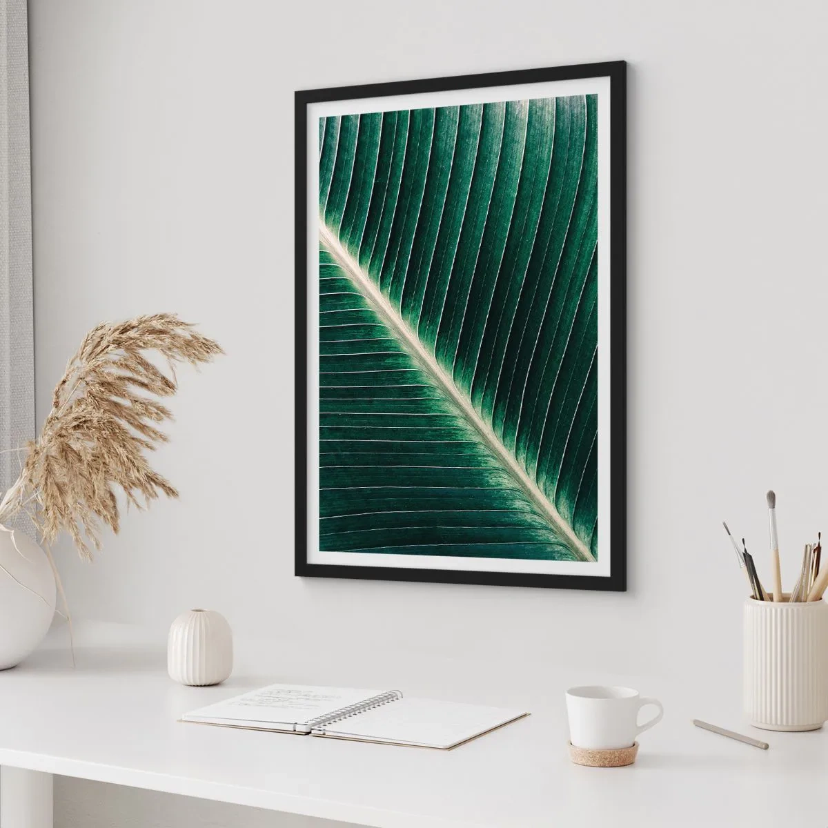 Affisch i svart ram - Naturens rytm - 40x50 cm