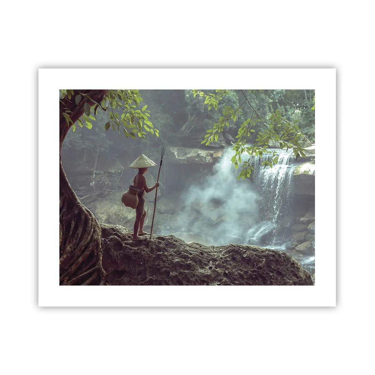 Affisch - Vän med naturen - 50x40 cm