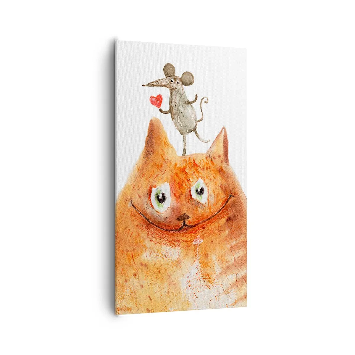 Canvastavla - Bild på duk - Kärlekens paradoxer - 65x120 cm