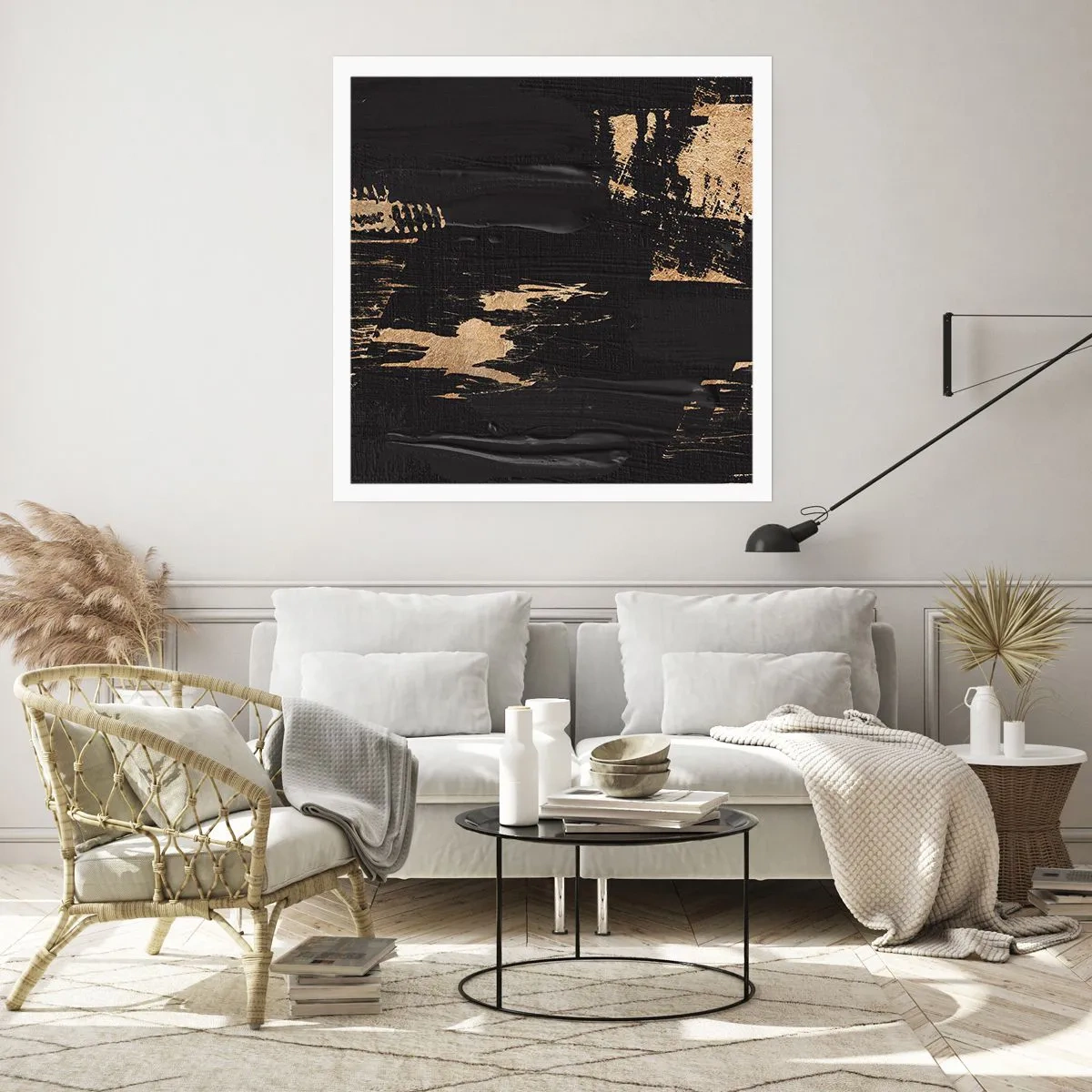 Affisch - Ett spår av beröring - 50x50 cm