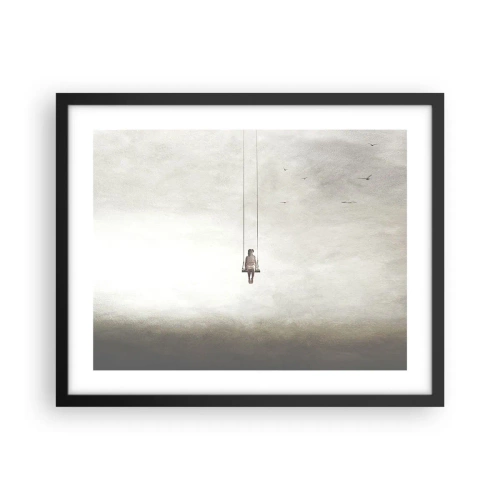 Affisch i svart ram - Barn i oss - 50x40 cm