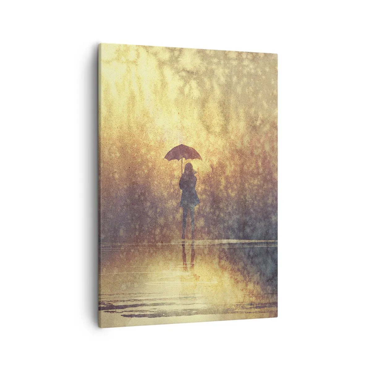 Canvastavla - Bild på duk - Jag känner att någon tittar på mig - 50x70 cm
