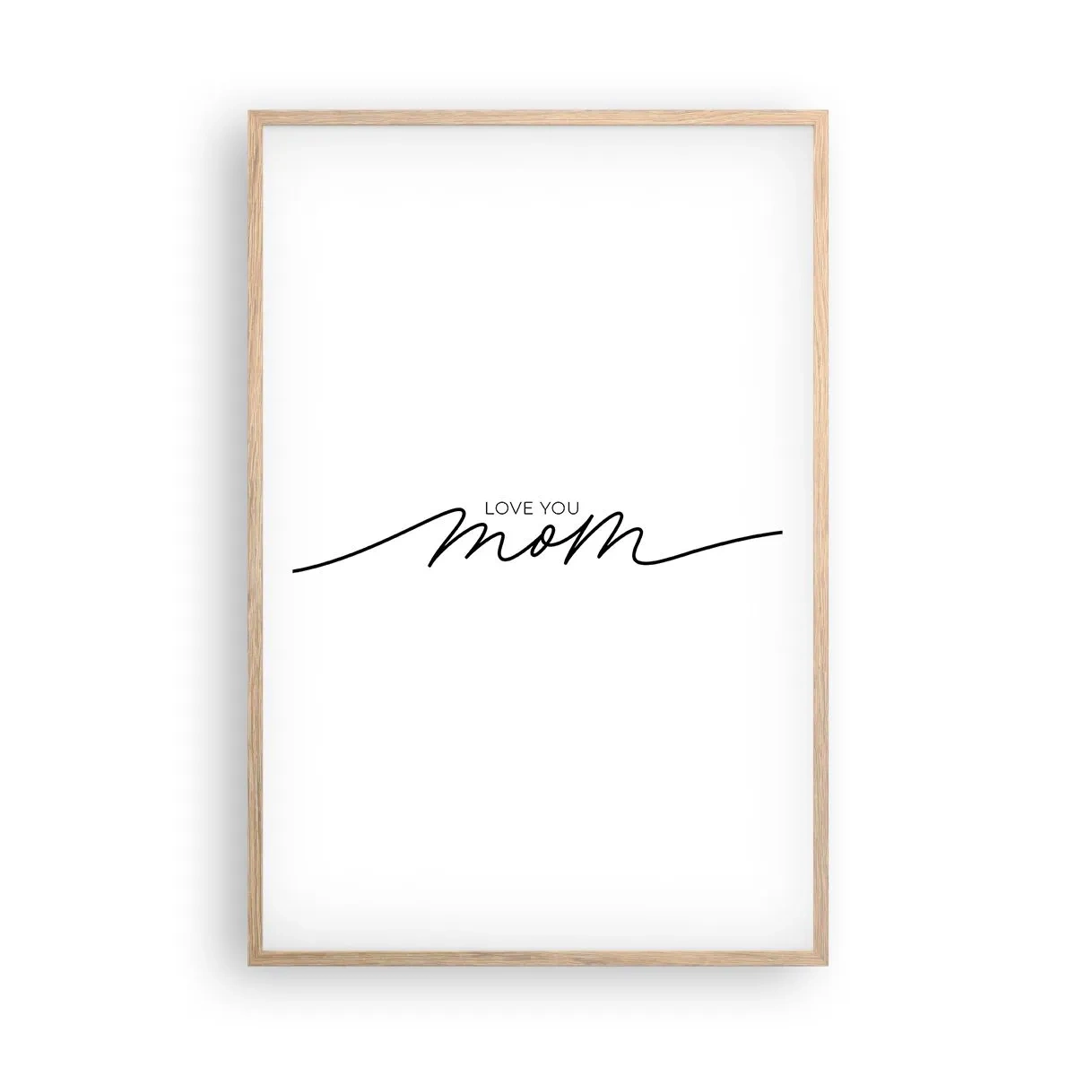 Affisch i ram av ljusek - Jag är mycket rörd - 61x91 cm