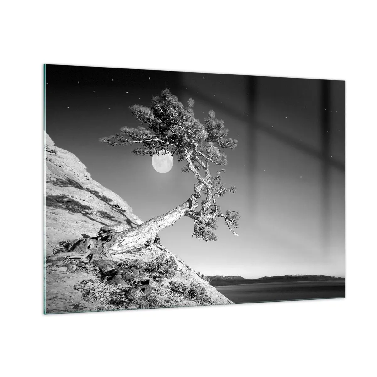 Glastavla - Bild på glas - Segerrik kämpe - 100x70 cm