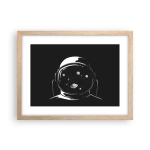 Affisch i ram av ljusek - Fin utsikt - 40x30 cm